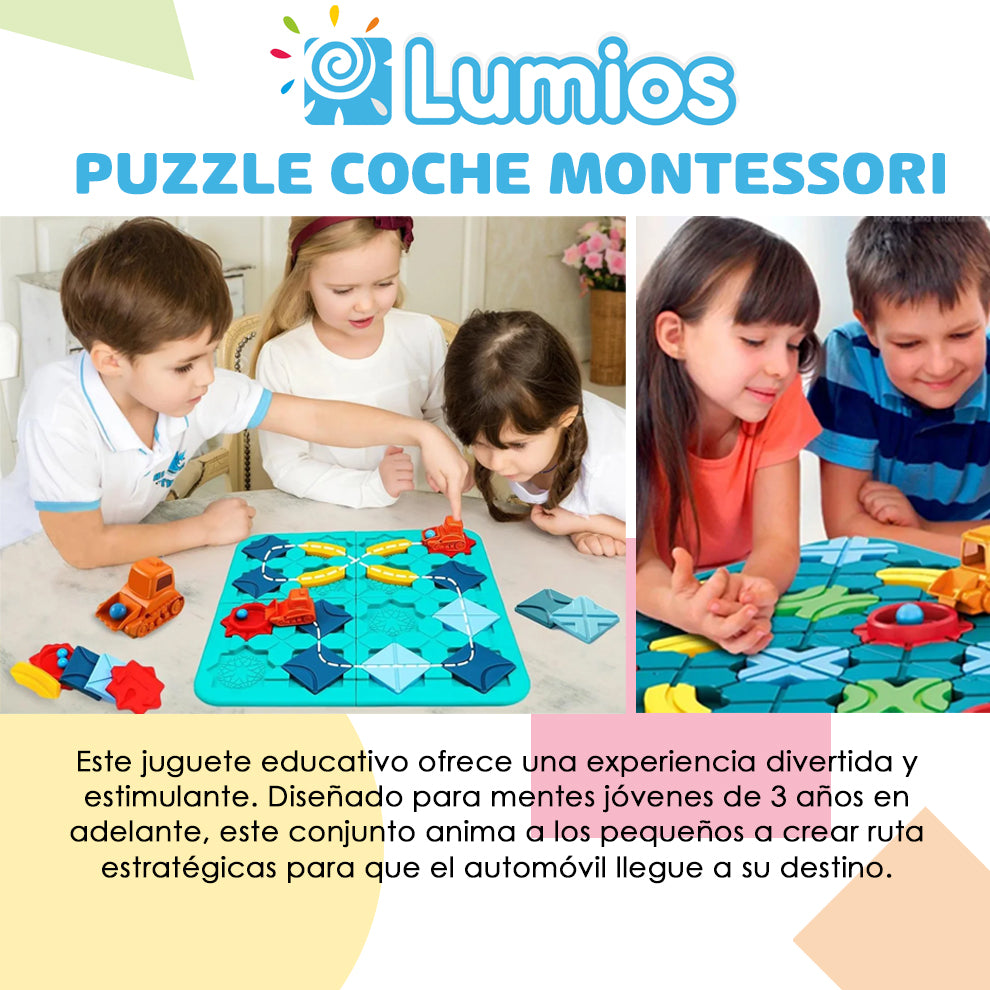 PUZZLE COCHE MONTESSORI LUMIOS®