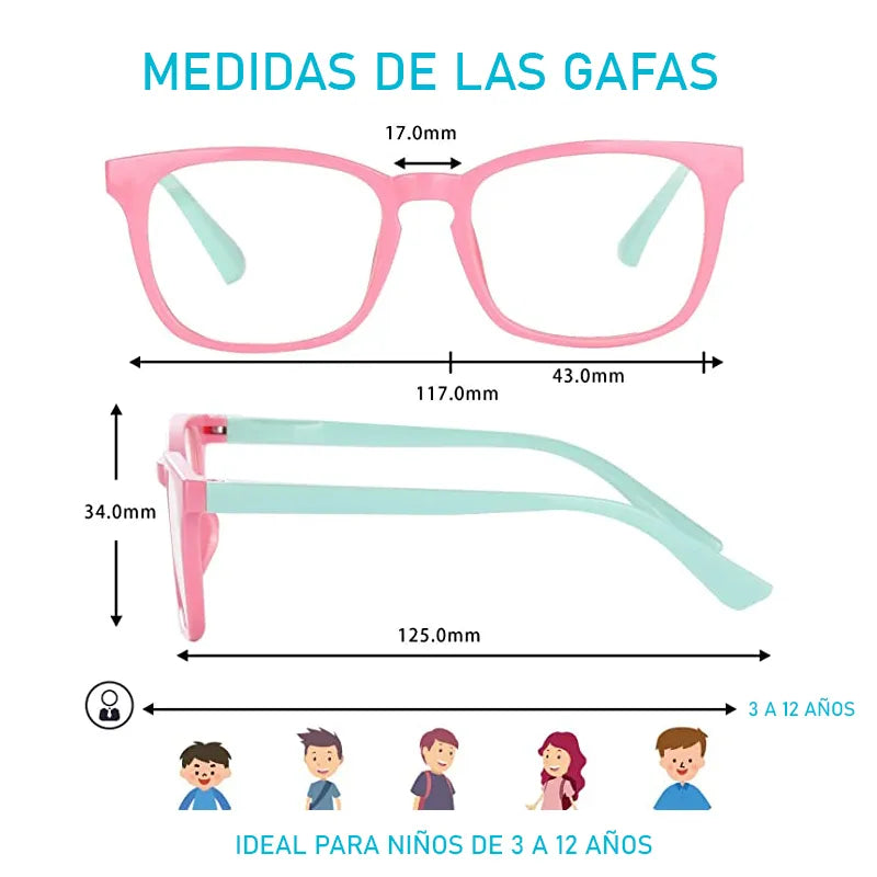 GAFAS DE LUZ AZUL PARA NIÑOS LUMIOS®